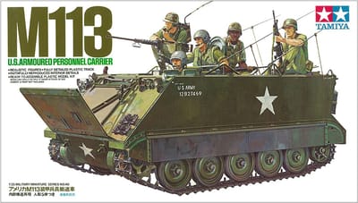 Tamiya Modelbouwpakket Militaire voertuigen - 35040 US M113 A.P.C. Personal Carrier with 5 Figures Plastic - 1:35 - Modelbouw