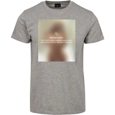Mister Tee - Sensitive Content Heren T-shirt - S - Grijs