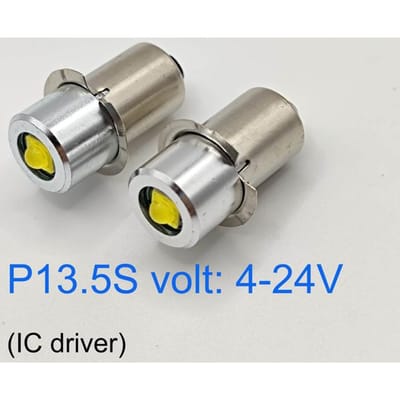 P13 .5s Lamp 3w Pr2 3v 6v 4.5v 18v Led Zaklamp Vervangende Fiets Werklamp Tmaglite Led Conversie Kit 1PCS LOT