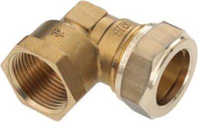 Bonfix vernikkelde knel knie lange draad 3/8 bix12mm conisch gastec / kiwa