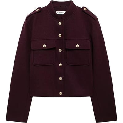 Damesmode Met Zakken Wijnrood Single Breasted Jassen Vintage O-Hals Lange Mouwen Vrouwelijke Chic Dames Outfits XS black