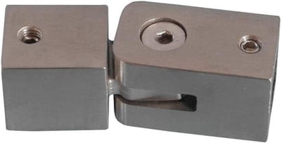 Stangverbinding Scharnier - Koppeling Vierkant Materiaal - Leuning Montage - Verstelbare Hoek - 10x10 mm - Roestvrij Staal