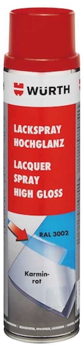 Wurth - Lakspray nitroalkydkwaliteit hoogglans - lakspray, hoogglans inhoud 600 ml
