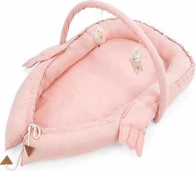 Asir Baby bed - 110 x 70 x 12 cm - Roze