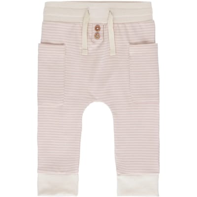 Baby's Only Broekje Stripe - Baby broek - Oud Roze - Maat 56 - 100% ecologisch katoen - GOTS