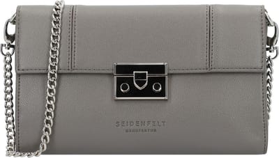 SEIDENFELT MANUFAKTUR Koppeling Avondtas Roros Clutch Grey Grijs