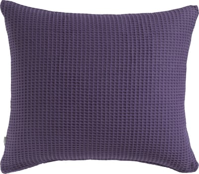 Heckettlane Kussensloop Wafel - Kussenhoes van 60x70 cm - 1 stuk - 100% Katoen - Paars