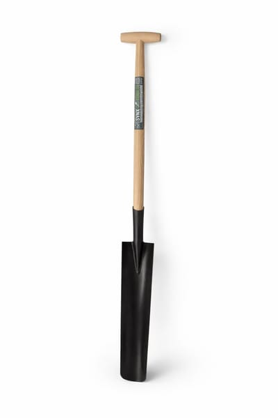 Synx Tools Draineerboor Gehard - Palenboor - draineerspade - inclusief Essenhout T-Steel 76cm