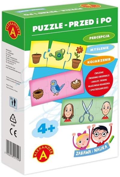 Puzzle Przed i po - Puzzel Voor en na