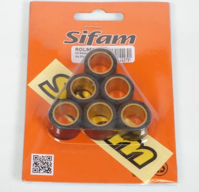 rol voor sifam variator voor scooter piaggio 125 liberty iget 4t 3v 2015 tot 2022 20x17 10grs nieuw