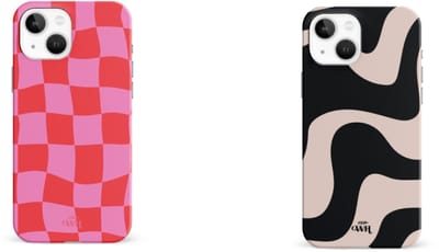 xoxo Wildhearts Telefoonhoesjes Drunk In Love Roze + Ride With Me Zwart & Beige – geschikt voor iPhone 14 Plus