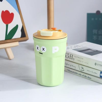 Nieuwe Geschenkbeker Mooie Koffiekop Roestvrijstalen Thermosbeker groen
