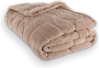 Tiseco Home Studio - Plaids RENA - super zacht stof - 150x200 cm, Taupe
