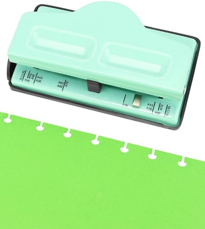 Papierperforator voor Ringband Notitieboekjes (A4, A5, A6) - 5 Vel Capaciteit