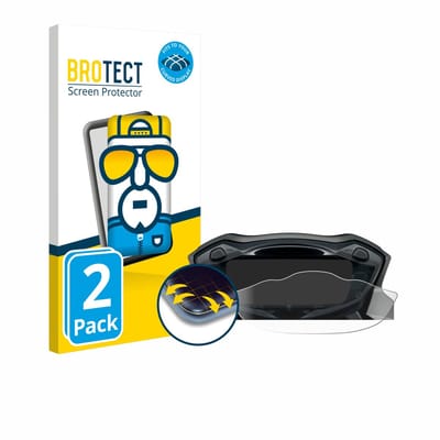 BROTECT - Screenprotector voor Suzuki SV 650 2016 - Folie Beschermfolie transparant volledig dekking - 2 Stuks
