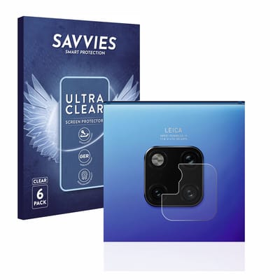 Savvies - Screenprotector voor Huawei Mate 20 Pro (ALLEEN Camera Lens) - Folie Beschermfolie transparant 6 Stuks