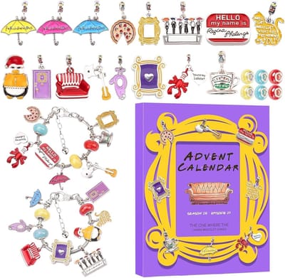 Adventskalender Armbanden - Kerst Aftellen - Sieraden Maken - 24 Verrassingen - 35 x 19 x 3 cm - Meerkleurig