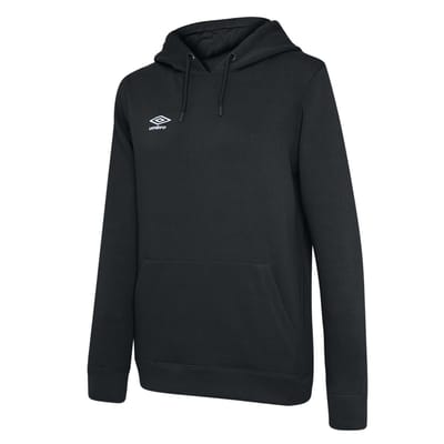 Umbro Dames/Dames Club Vrije Tijd Hoodie (Zwart/Wit)