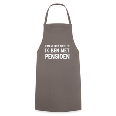 Kan Me Niet Schelen Ik Ben Met Pensioen Keukenschort