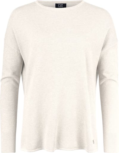 Cutter & Buck Carnation Sweater Dames 355427 - Offwhite - XL