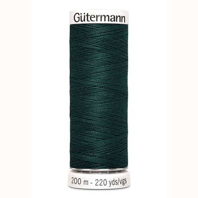Gütermann Alles Naaigaren, Groen  Nr. 018, 200 meter, Per stuk.
