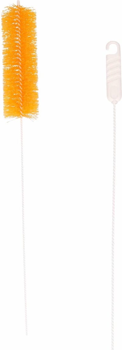 Buemag Radiatorborstel - flexibel - extra lang - 90 cm - kunststof - geel - schoonmaakborstel