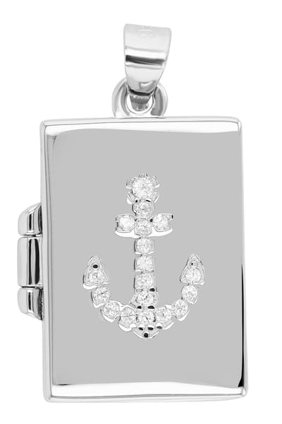 AKZENT Akzent dames hanger "Toja" van 925 Sterlingzilver, gerhodineerd, duurzaam
