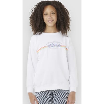 Rip Curl Keepsakes Relaxed Crew Kids Sweater wit