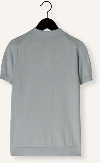 Lyle & Scott Knitted Polo Shirt Boys Polo's & T-shirts Jongens - Polo shirt - Lichtblauw - Maat 152/158