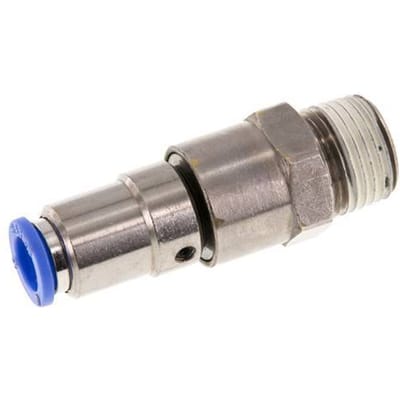 10mm & R1/2'' Hoge Snelheid Draaidoorvoer Insteek Buitendraad Vernikkeld Messing/PBT NBR