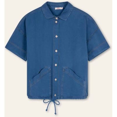 Oilily Bliss Blouse- maat36 Blauw indigo