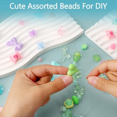 180-240 stuks bijpassende acrylkralen voor het maken van armbanden, 4 kleuren, bloem, strik, vlinder, snoep, ster, hart, GummyBear Kawaii, schattige kralen om te maken