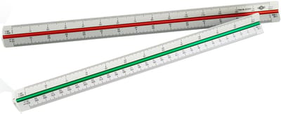 Wedo 52 55101, Aluminium, Groen, Rood, Doorschijnend, 322 mm, 24 mm, 2,1 cm, 108 g