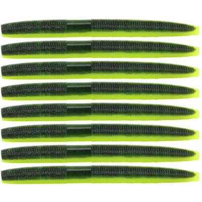 8 STKS AR24 10cm6.5g Zacht Worm Vis aas Kunstmatig Levensecht Simulatie Lure Accessoire#2 black