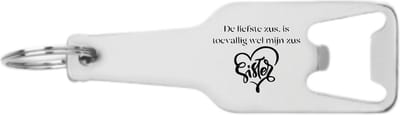 Akyol - liefste zus is toevallig wel de mijne flesopener - Zus - beste zus ever - zus cadeau - quotes - familie cadeau - familie kado - 105 x 25mm