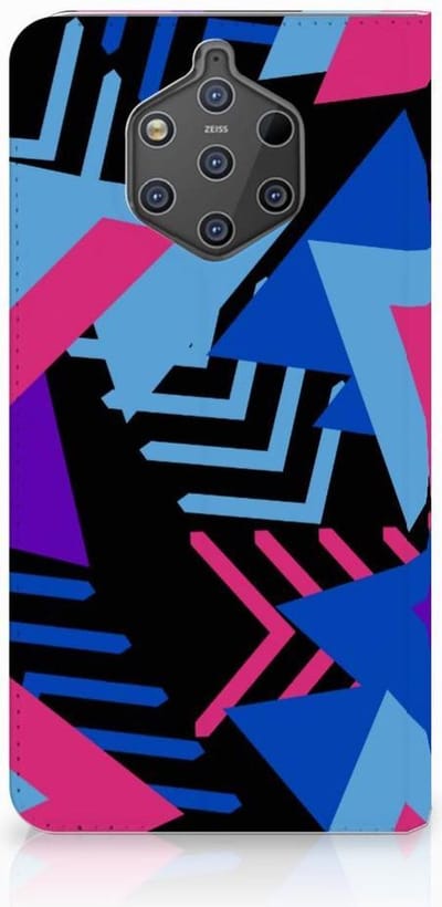 Nokia 9 PureView Stand Case Funky Triangle