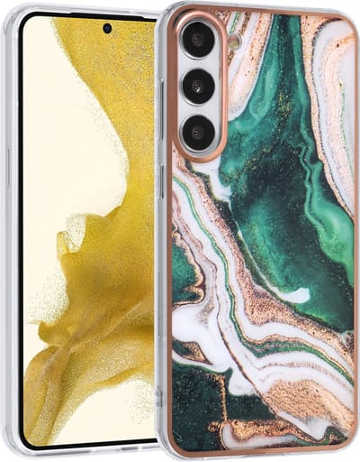 UNIQ Accessory - Telefoonhoesje Samsung Galaxy S23 Plus - Groen, Print, TPU/Polycarbonaat, Uitstekende Bescherming.