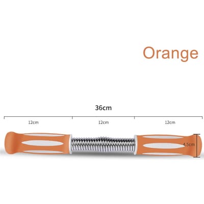Veerarm Stok Oefenarm Spieren Stang Biceps Triceps Pectoralis Gym Expander Bodybuilding Fitness Apparatuur oranje