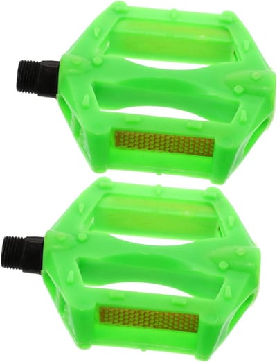 Kinderfiets Pedalen - Fietsaccessoires Kinderen - Veilig Fietsen - Antislip Ontwerp - 10.5 x 8 cm - Groen