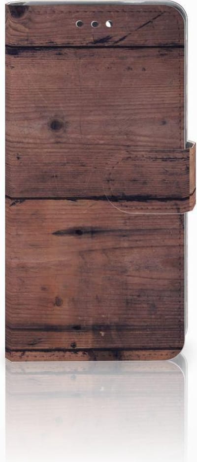 Nokia 3.1 (2018) Book Style Case Old Wood