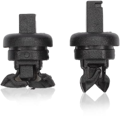 Dailygoods- Bevestigingsclips 2 Stuks - Compatibel met Renault en Nissan - OEM 1606854680 - Plankclips - Achtertablet - Geschikt voor meerdere modellen
