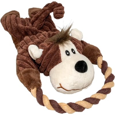 Pluche ringspeeltje voor honden Duvoplus Zoo Friends Tim Tigre