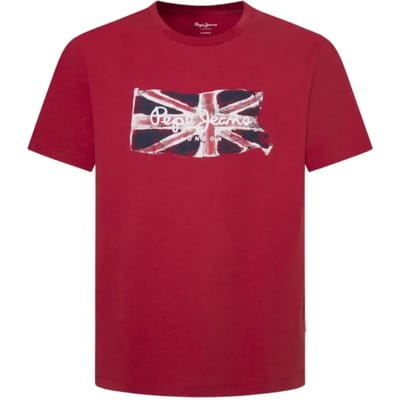Pepe Jeans Clag T-shirt Met Korte Mouwen Rood S Man