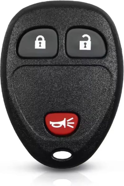 TLVX Sterke Autosleutel Behuizing Geschikt voor Chevrolet / Cadillac / Hummer / Ter vervanging van Originele Sleutel behuizing / afstandsbediening Auto / 3 knops / Claxon knop / 3 knoppen / 1 stuks
