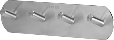 Tiger Rondo - Handdoekhaak multi - Zonder boren - Handdoekhaakjes - 3M tape - RVS geborsteld