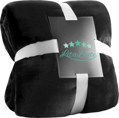 Fleece Plaid - Fleece deken - hoogwaardige deken, zachte deken, microvezeldeken als bankhoes, sprei, plaid of woonkamerdeken, 150 x 200 cm