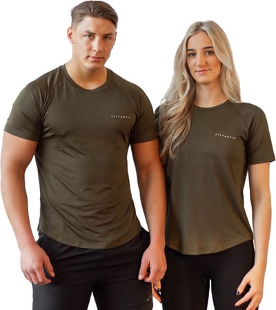 Fittastic Sportswear Army Green Shirt (Beschikbaar in verschillende maten)