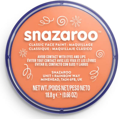Snazaroo 1118551 - Apricot - 18ml Aqua Schmink & Kinderschmink voor Kinderen en Volwassenen