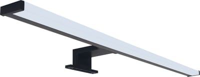 NERON LED Spiegelverlichting - Badkamer Lamp - Schilderijverlichting - Rechthoek 8W - 770 Lumen - 4000K Daglicht wit - Zwart - Kunststof - 600 mm - IP44