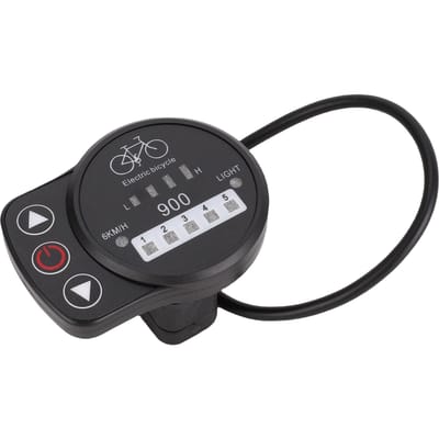 Elektrische Scooter LED Display 5-aderige Regenbestendige Kabel Elektrische Scooters Scherm Bedieningspaneel gray